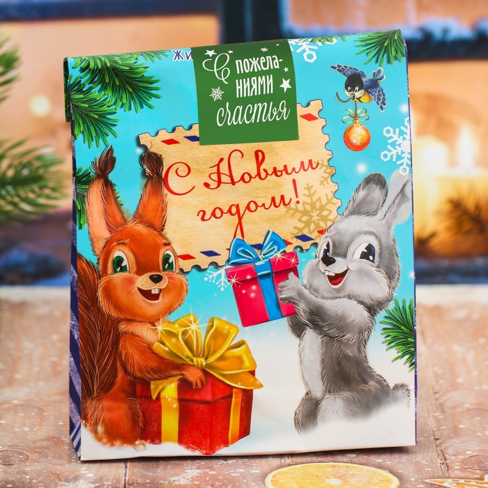 Жидкое мыло в пакете "С Новым годом!" с ароматом ванили