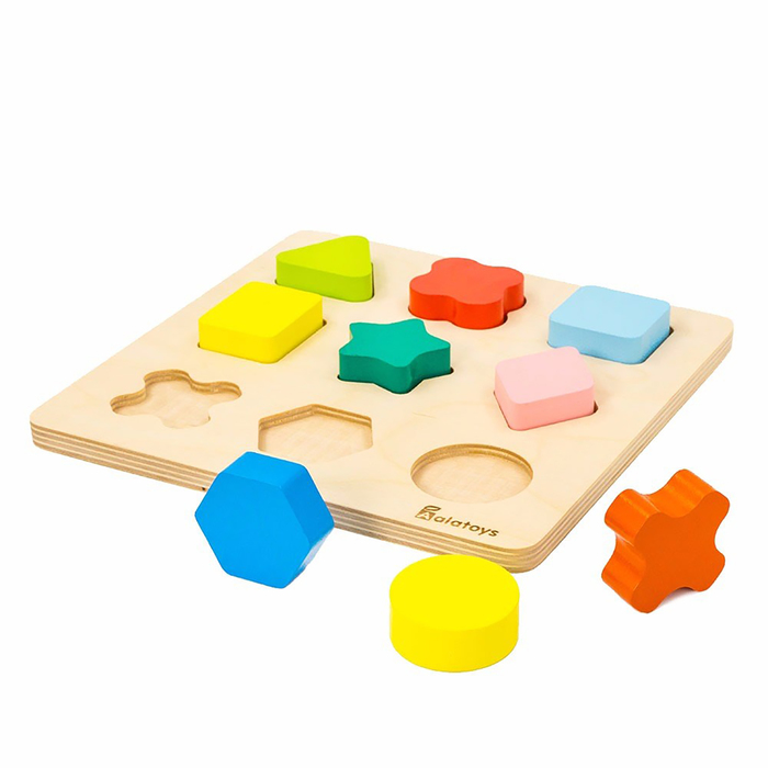 Сортер "Цветные фигуры", 9 элементов