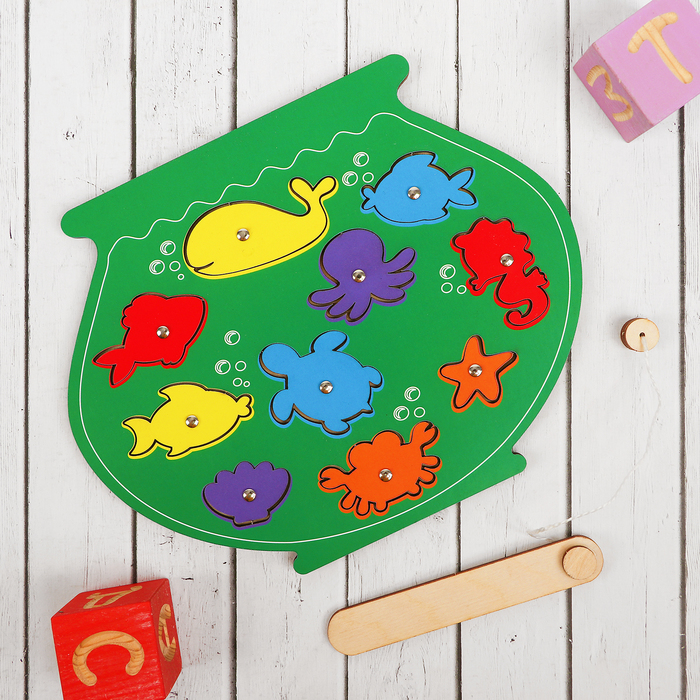 Магнитная рыбалка"Аквариум" МИКС