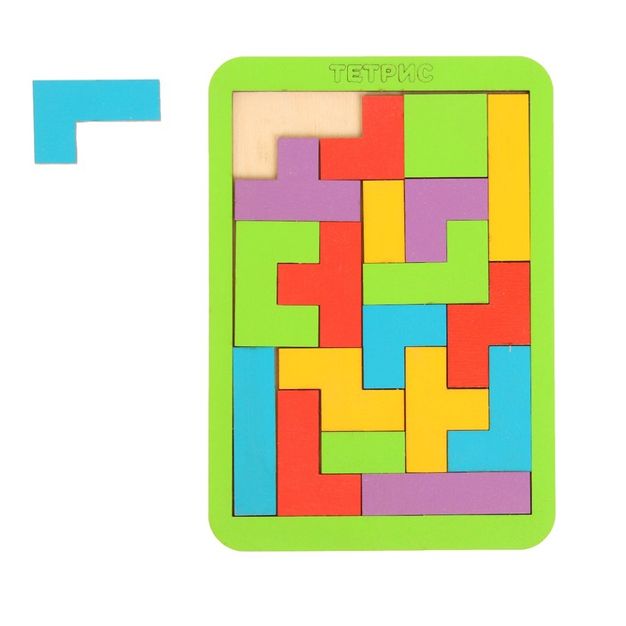 Рамка-вкладыш "Тетрис", 19 элементов, МИКС