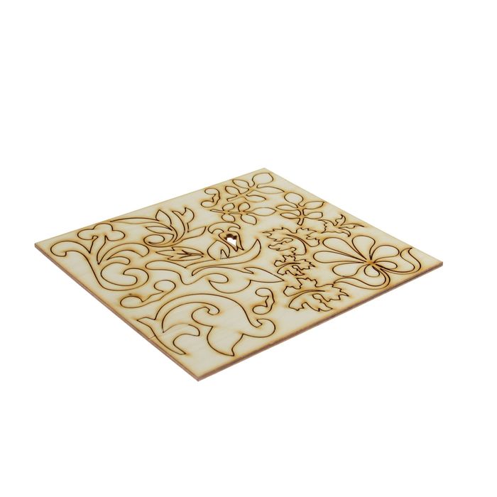 Набор для скрапбукинга "Орнамент-4" 18х16,2 см, фанера 3 мм