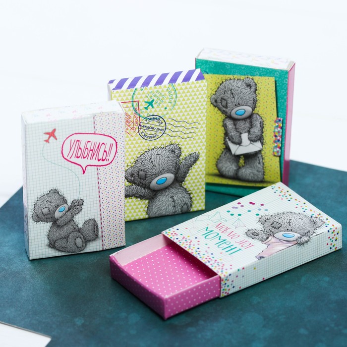 Me To You Декоративные коробочки "Счастливый билет" (4 шт), 3.5 х 5.5 см