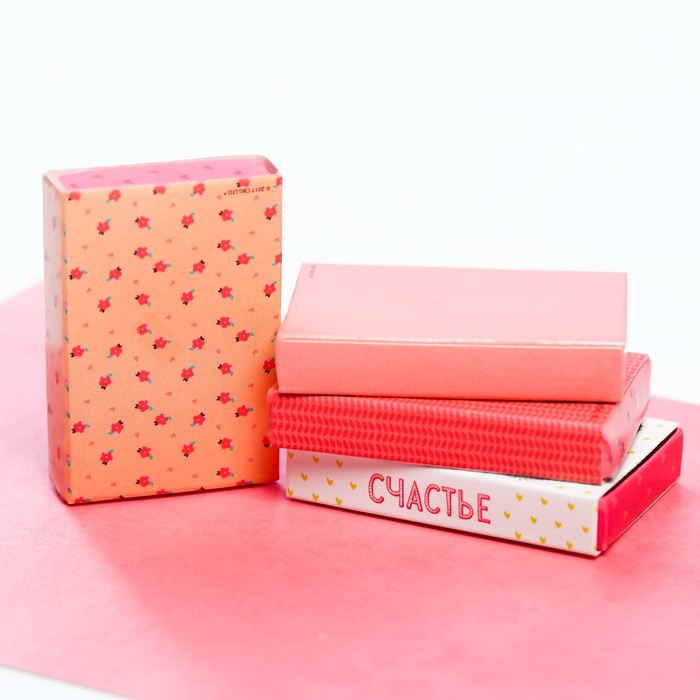 Me To You Декоративные коробочки "Слушай голос сердца" (4 шт), 3.5 х 5.5 см