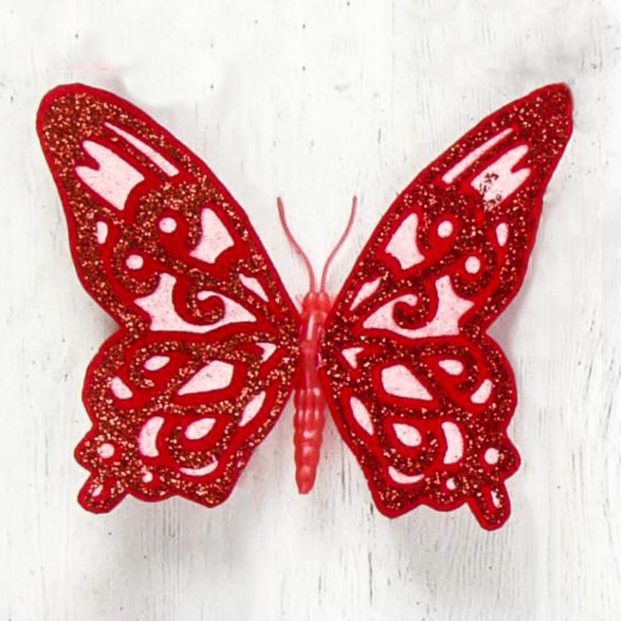 Магнит "Бабочка узорная" 8х6,5 см