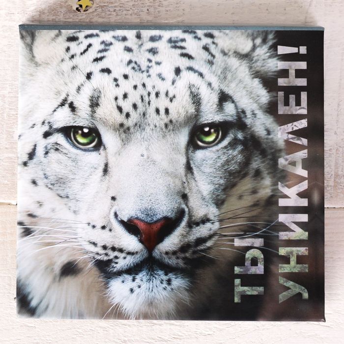 Футляр для бумаги с карандашом "Ты уникален!", 100 листов