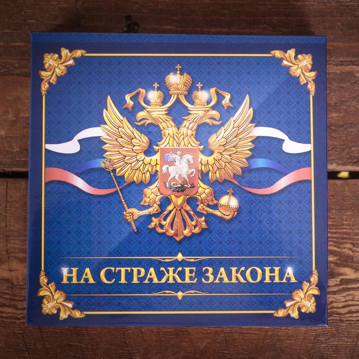 Футляр для бумаги с карандашом "На страже закона", 100 листов