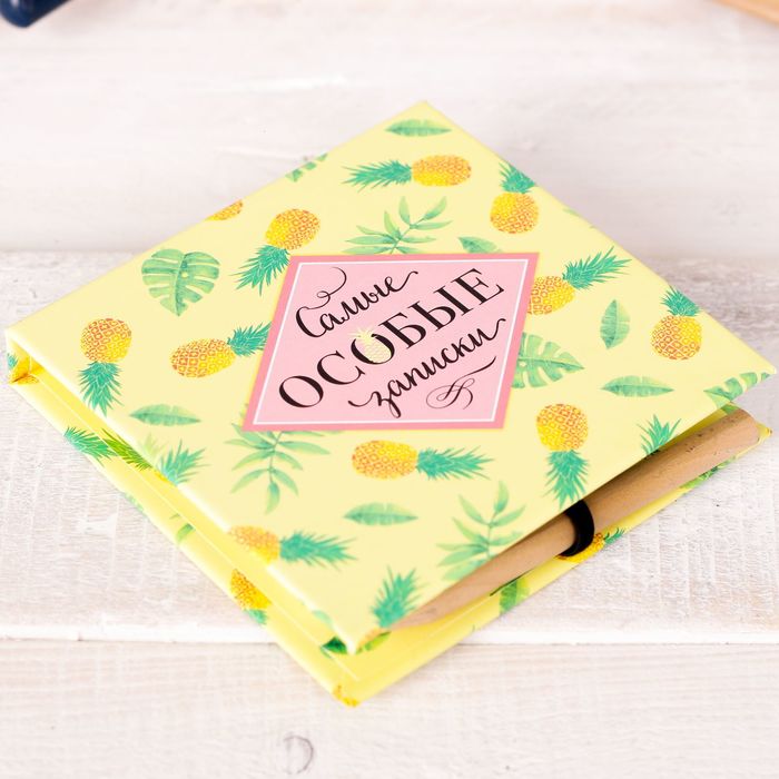 Футляр для бумаги с карандашом "Самые особые заметки", 100 листов