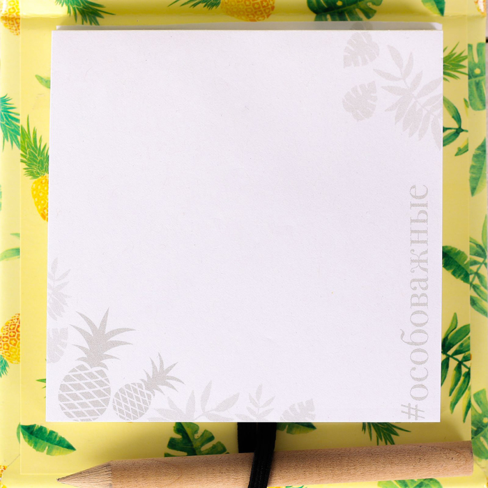 Футляр для бумаги с карандашом "Самые особые заметки", 100 листов