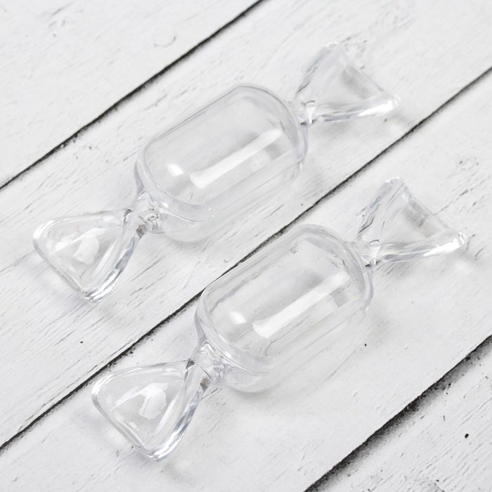 Основа для творчества и декорирования - фигура "Карамелька" размер 1 шт 2,5*2,5*8 , набор 2 шт 225