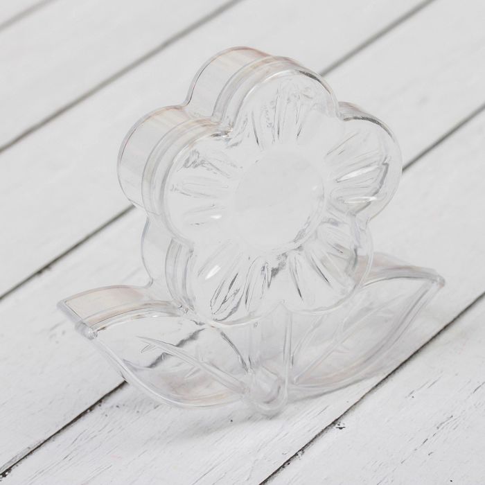 Основа для творчества и декорирования - фигура "Цветочек" размер 8*7*2,5 см