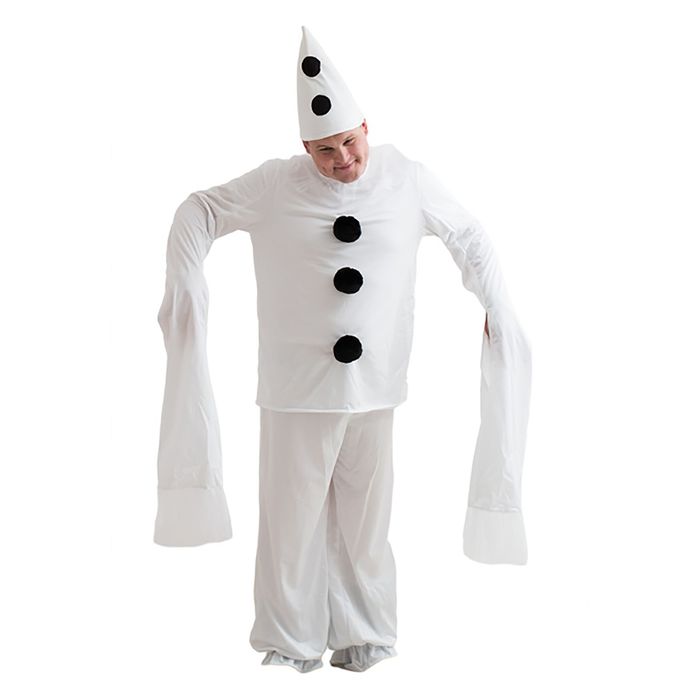 Карнавальный костюм "Пьеро", шляпа, кофта, рост 170 см