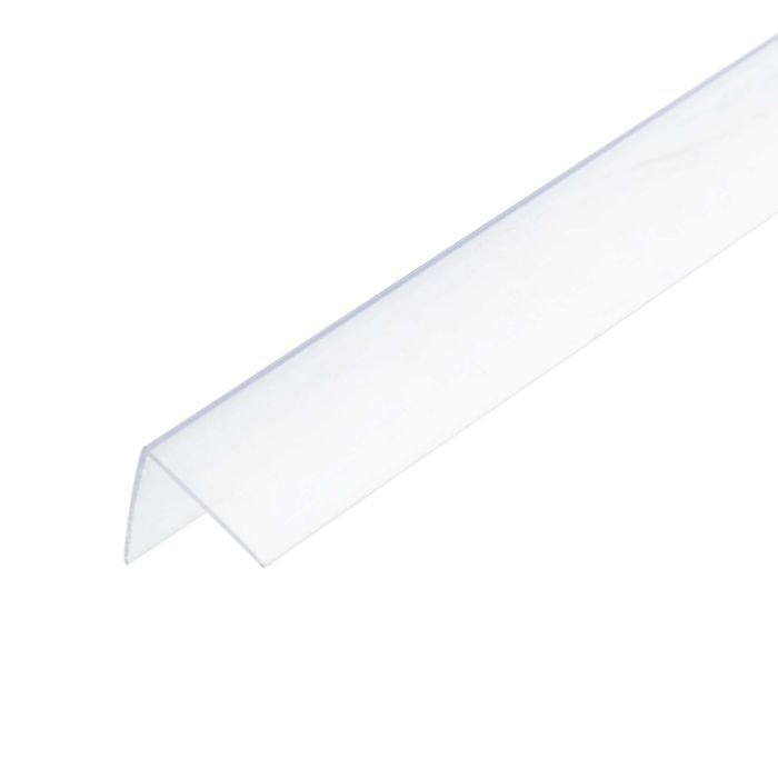 Угол ПВХ "Crystal" прозрачный 15х15х2700 мм