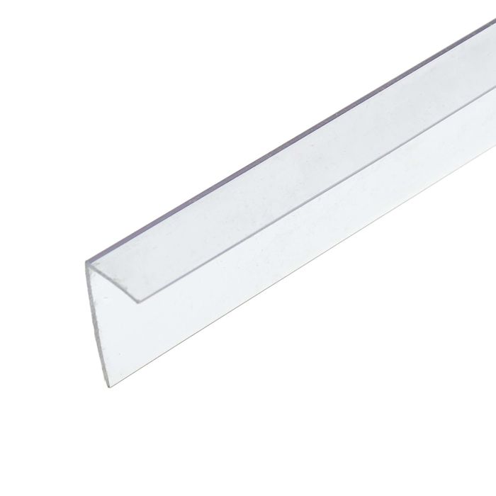 Угол ПВХ "Crystal" прозрачный 20х10х2700 мм