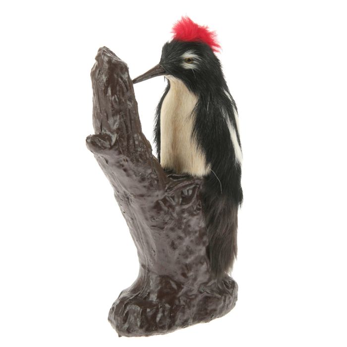 Пушистик "Дятел на дереве" 23х11,5х7,5 см