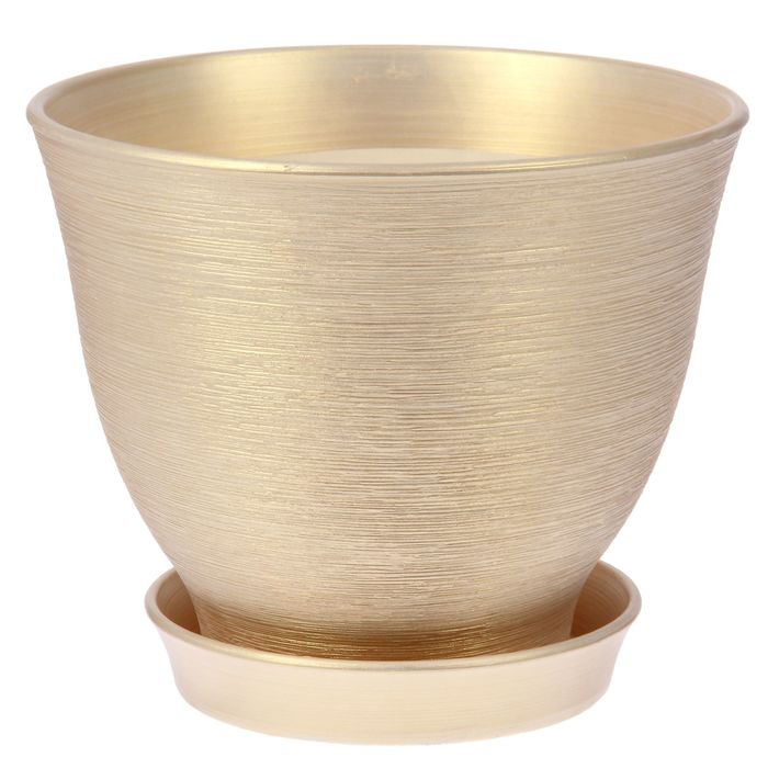 Горшок "Ксения 5" 7,5 л люкс Персик