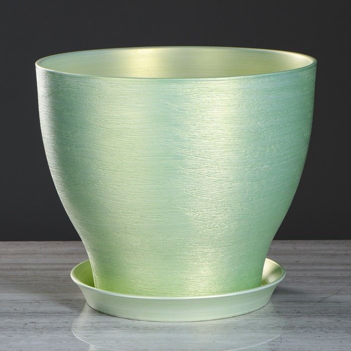 Горшок "Ксения 8" 30 л люкс Салатовый