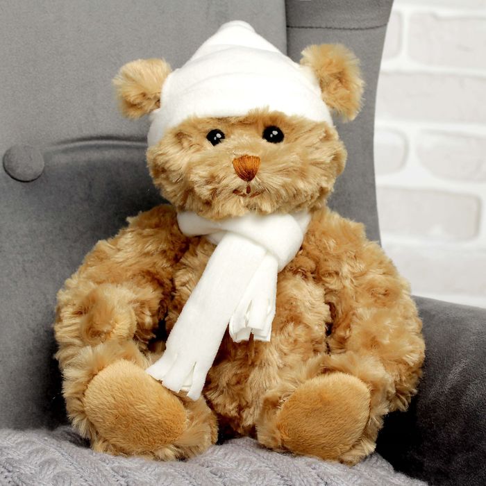 Мягкая игрушка "Медведь-художник Поль", 30 см