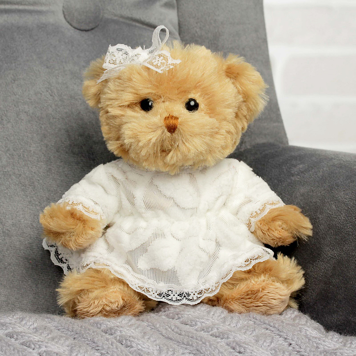 Мягкая игрушка "Медвежонок маленькая принцесса", 15 см