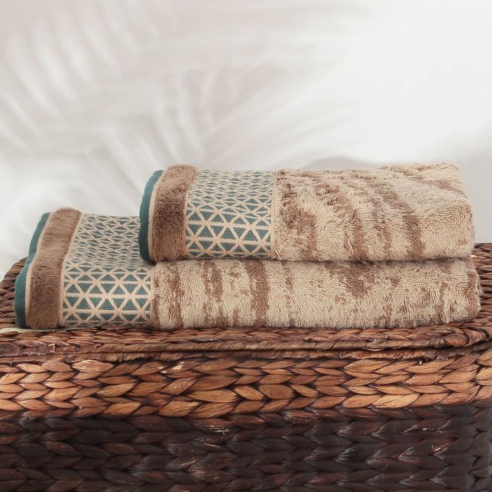 Полотенце махровое Legnoso ПЦ-634-2934 цв.10000, 50х100, хл.60%,бамбук 40% , 520 гр/м