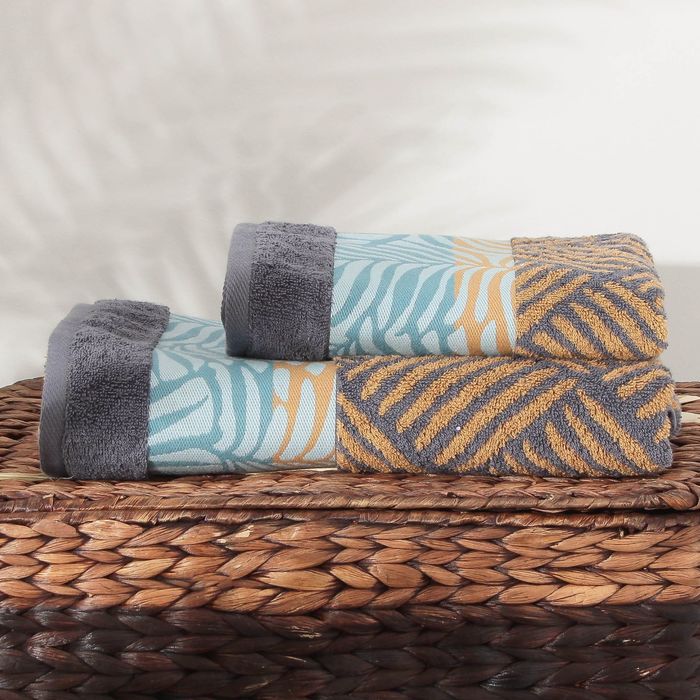 Полотенце махровое Treccia ПЦ-3502-2938 цв.10000, 70х130, хл.100%, 460 гр/м