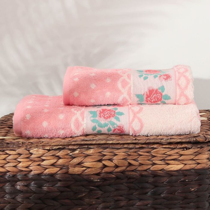 Полотенце махровое Loira ПЦ-2602-2964 цв.10000, 50х90, хл.100%, 420 гр/м