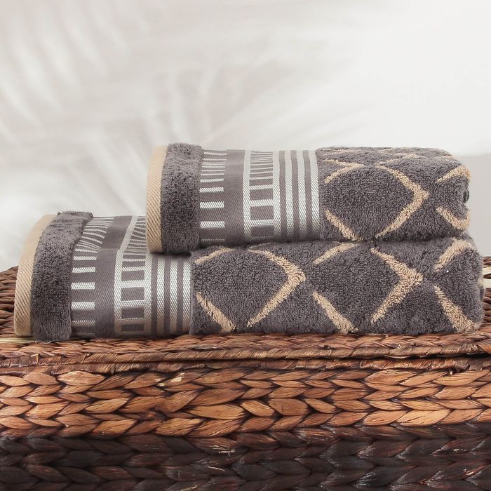 Полотенце махровое Lucido ПЦ-2602-2970 цв.10000, 50х90, хл.100%, 460 гр/м