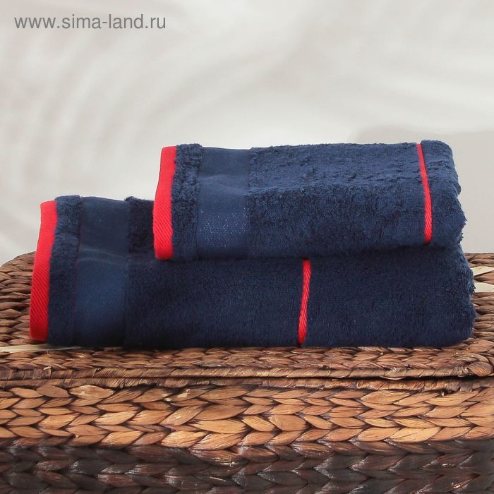 фото Полотенце махровое «russian stripe» 70х130, 460 гр/м cleanelly