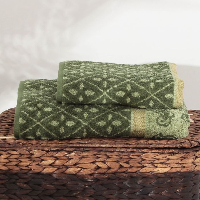 Полотенце махровое Coronal ПЦ-3502-2985 цв.10000, 70х130, хл.100%, 460 гр/м