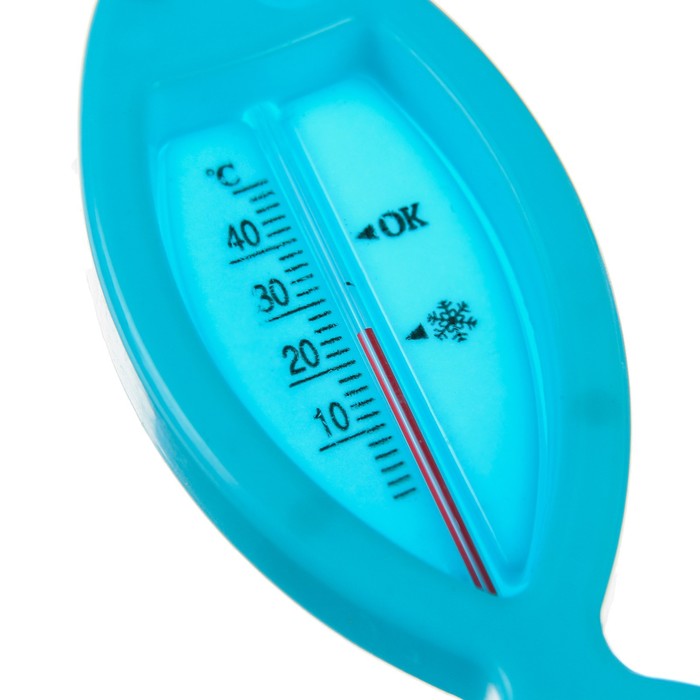 Термометр для ванной «Рыбка», цвет голубой