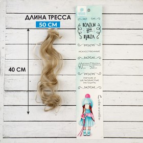 Волосы - тресс для кукол «Кудри» длина волос: 40 см, ширина: 50 см, №16 Ош