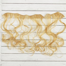 Волосы - тресс для кукол «Кудри» длина волос: 40 см, ширина: 50 см, №15 от Сима-ленд