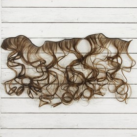 Волосы - тресс для кукол «Кудри» длина волос: 40 см, ширина: 50 см, №9 от Сима-ленд