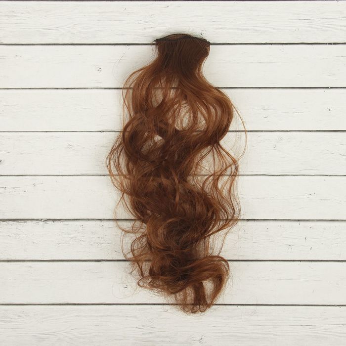 Волосы - тресс для кукол "Кудри" длина волос 40 см, ширина 50 см, №30