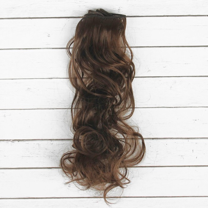 Волосы - тресс для кукол "Кудри" длина волос 40 см, ширина 50 см, №10