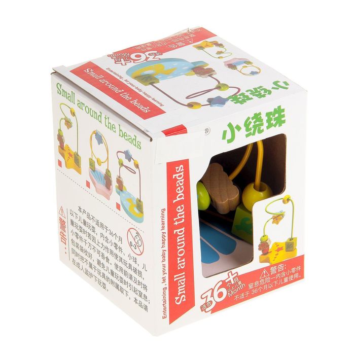 Серпантинка-лабиринт с фигурными бусинами "Ракушка"