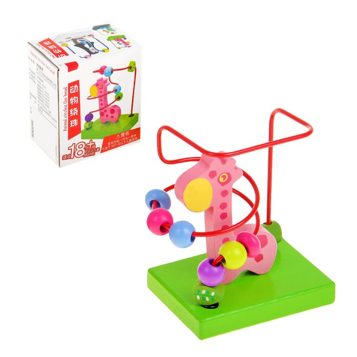 Серпантинка-лабиринт с фигуркой "Жираф"