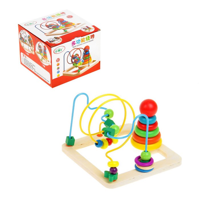 Серпантинка-лабиринт "Развитие" с пирамидкой