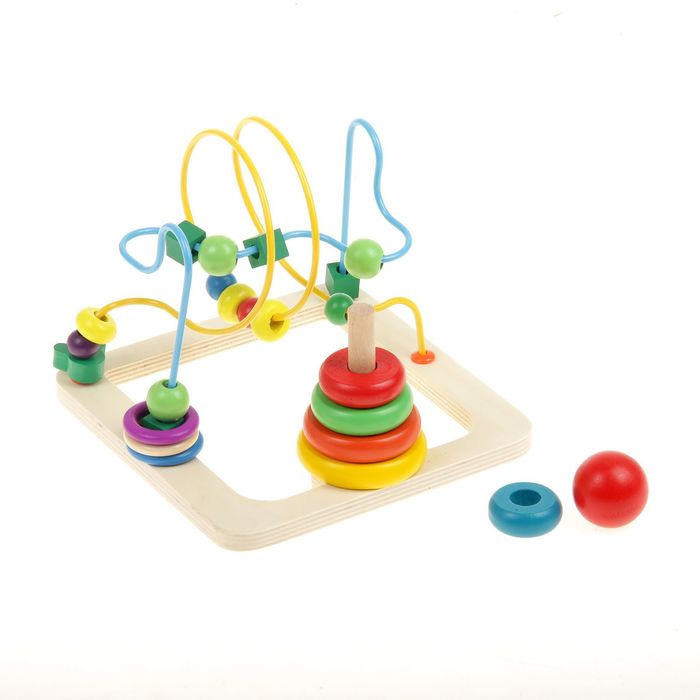 Серпантинка-лабиринт "Развитие" с пирамидкой