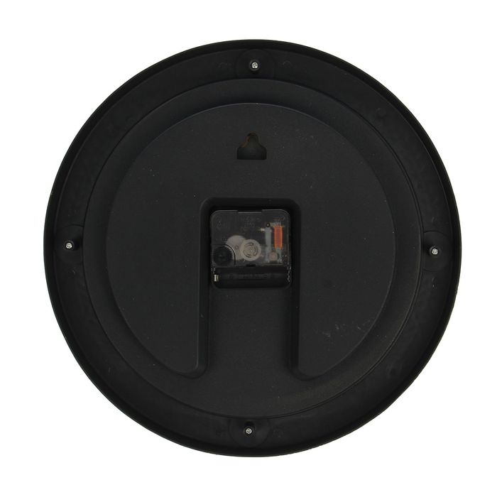 Часы настенные круг, корпус золото, павлин на ветке 30*30*4 см.