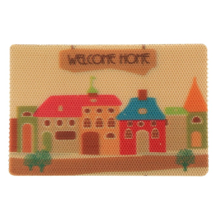 Коврик придверный "Город"