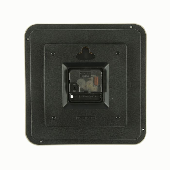 Часы настенные квадрат, рама белая, Сова, 21,5*21,5см