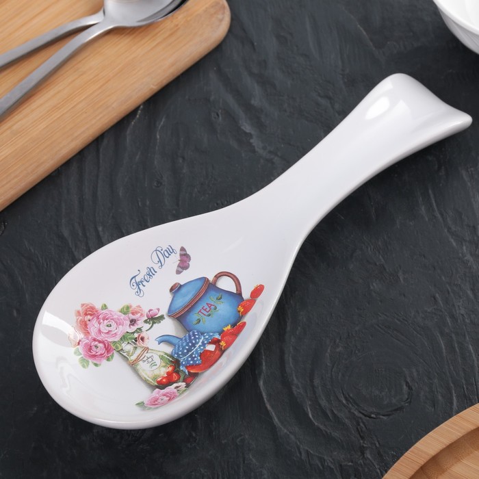 Подставка для ложки "Летнее настроение" 24,5х8,7х2,8 см