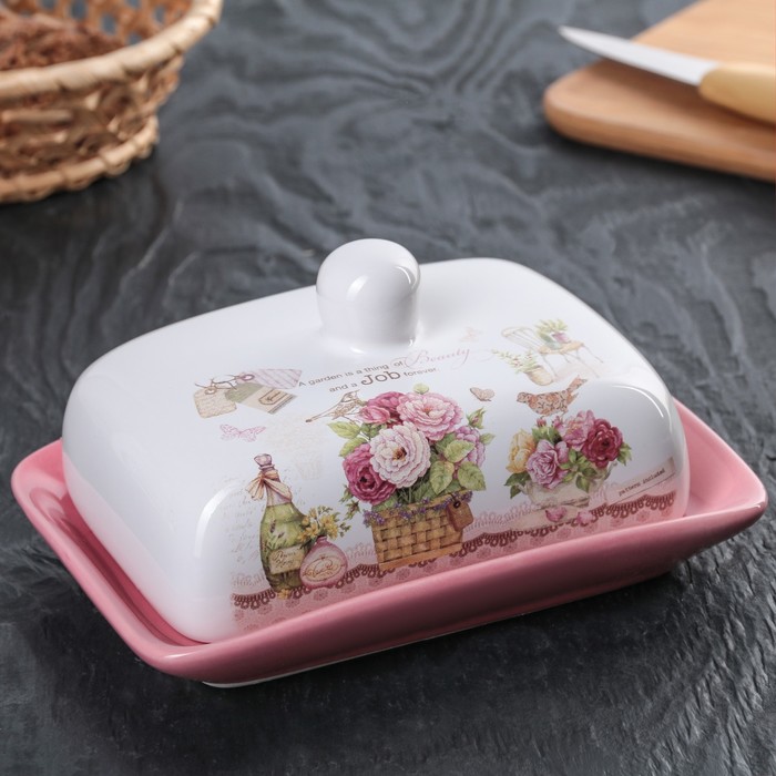 Масленка "Корзина цветов"