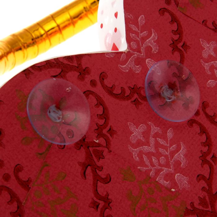 Украшение на крышу "Кольца с цветами", розовые цветы