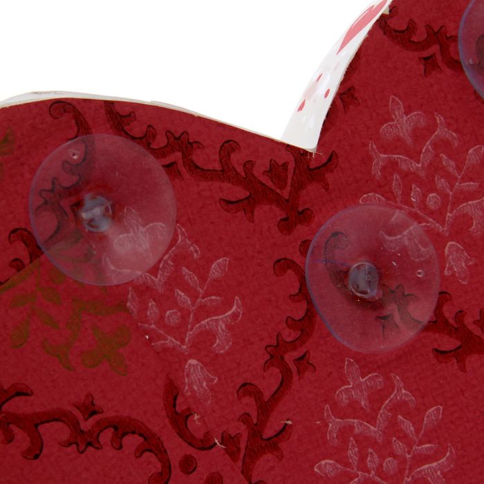 Украшение на крышу "Кольца с цветами", красные цветы