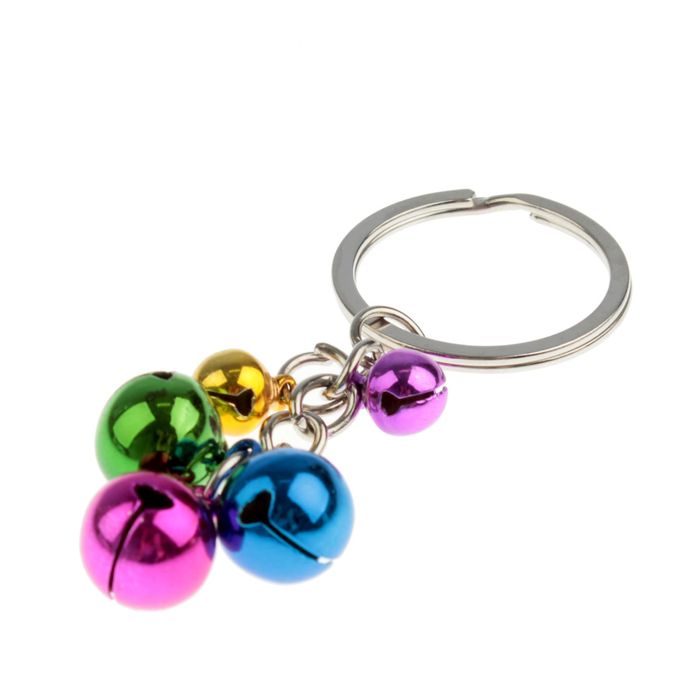 Брелок металл "Колокольчики" 5 шт МИКС 5 см