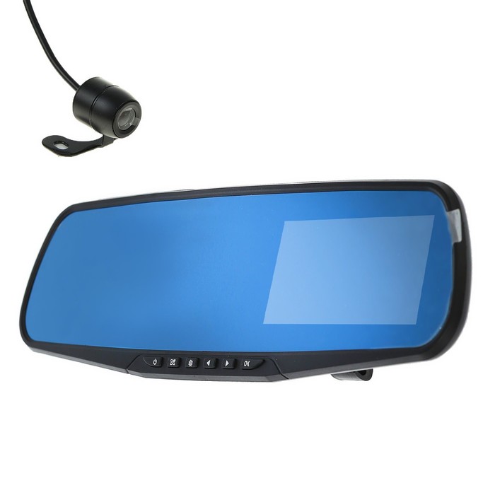 Видеорегистратор TV-113, две камеры, 3.5" TFT, 1080P