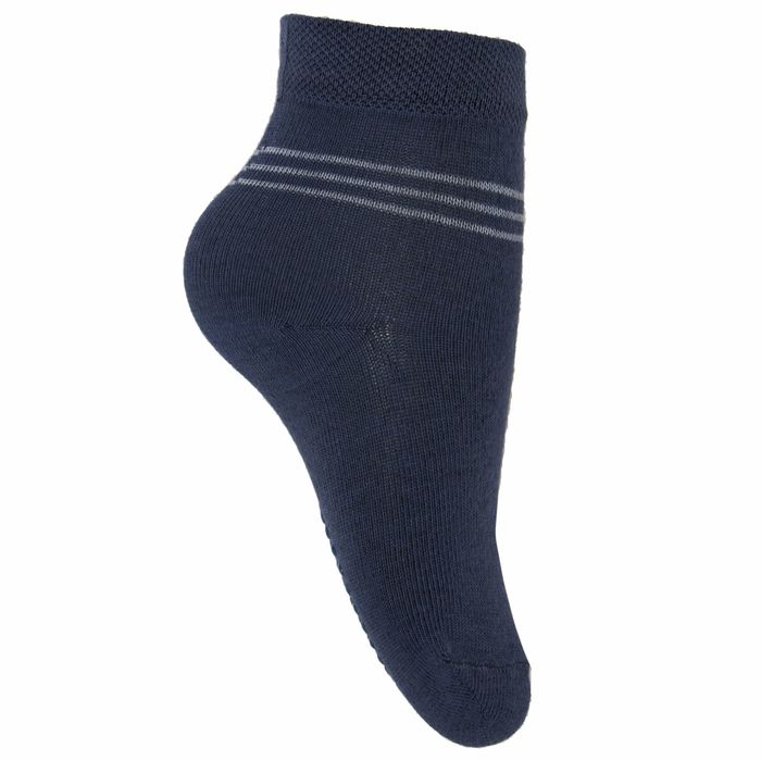 Носки детские со стопперами Р24 цвет джинс, р-р 18-20