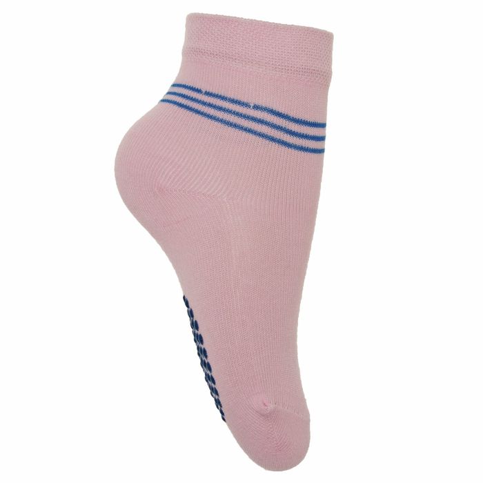 Носки детские со стопперами, цвет розовый, размер 12-14
