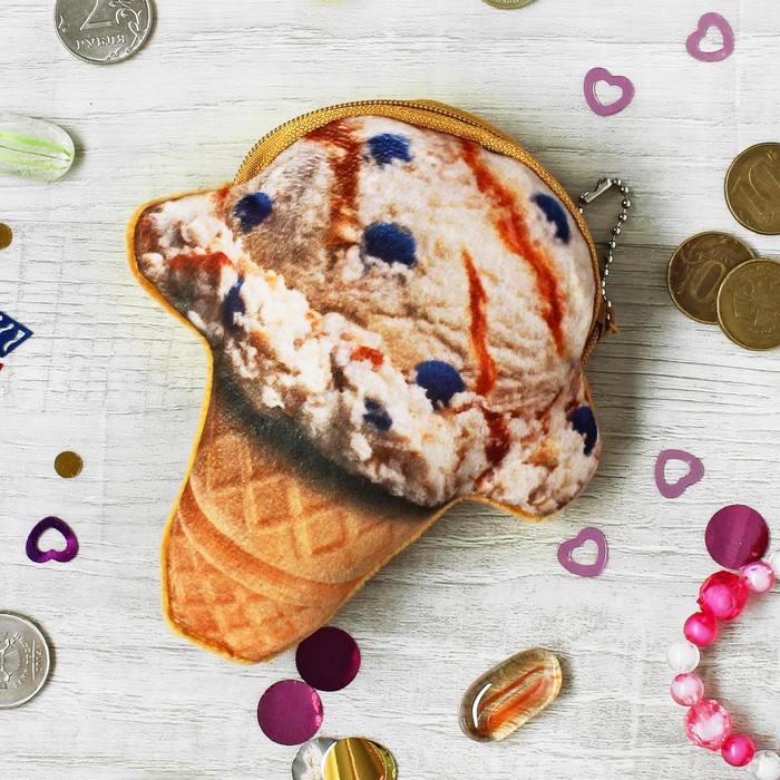 Кошелёк "Мороженка с черникой"